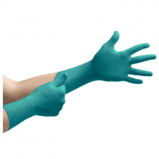 Microflex 93-260 green nitrile and neoprene powder free disposable examination glove extra large (size 9.5-10)