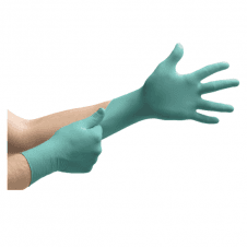 Microflex Neotouch 25-101 green neoprene powder free disposable examination glove large (size 8.5-9)