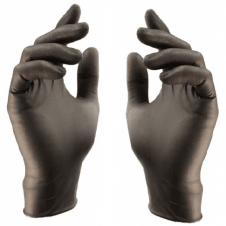 TouchNTuff 93-250 dark grey nitrile powder free disposable examination glove extra large (size 9.5-10)