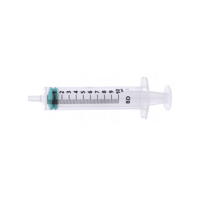 Becton Dickinson BD Emerald 307736 10ml concentric luer slip tip sterile disposable 3-piece hypodermic syringe