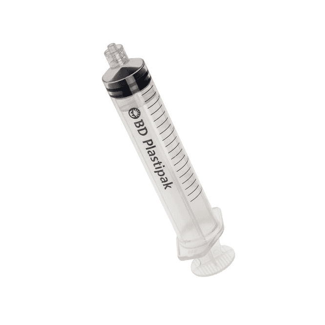Becton Dickinson BD Plastipak 300629 20ml Luer-Lok sterile disposable 3-piece syringe
