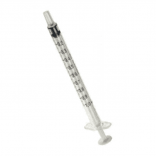 BD Plastipak 303172 1ml luer slip sterile disposable 3-piece syringe