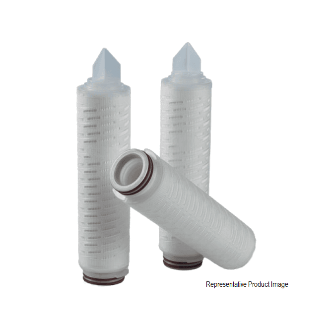 Cytiva Pall AB1PFR7PVH4 Emflon PFR membrane filter cartridge 0.2μm sterilizing grade 10-inch length 7700cm² filtration area double-o-ring (silicone) seal with bayonet lock and finned cap end