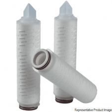 Pall AB2PFR7PVH Emflon PFR membrane filter cartridge 0.2μm sterilizing grade 20-inch length 15400cm² filtration area double-o-ring (fluorocarbon elastomer) seal with bayonet lock and finned cap end