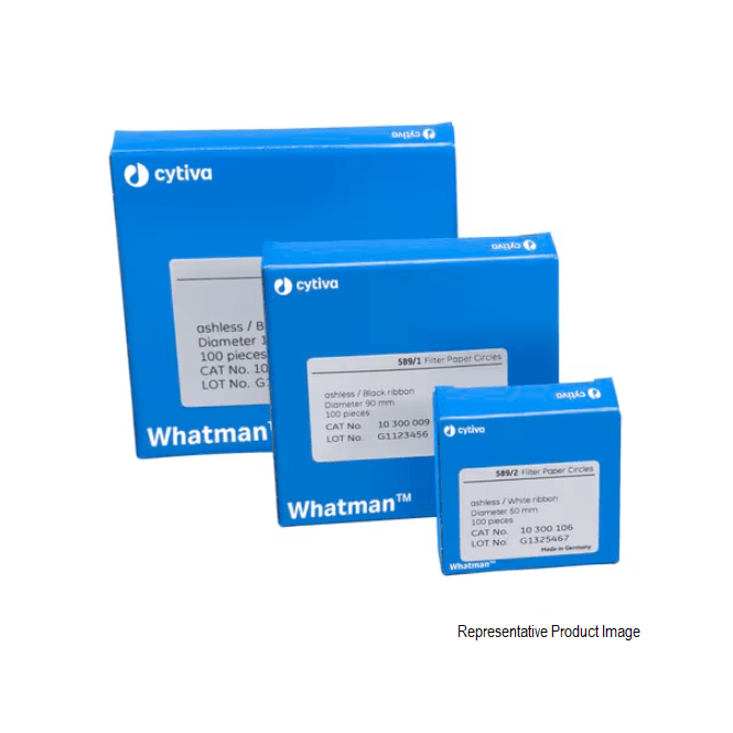 Cytiva Whatman 10300107 Grade No 589/2 55mm diameter quantitative ashless filter paper circle