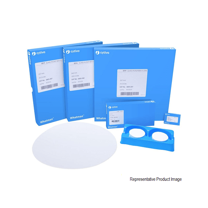 Cytiva Whatman 1822-9916 Grade GF/C 100mm diameter individually bagged binder free glass microfiber filter circle