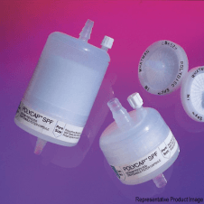 Whatman 6705-7500 Polycap SPF 75 capsule filter triple layer 1um pore size 75mm glass microfiber GMF and polyethersulfone PES filter media with 1/4" to 3/8" SB inlet and 1/4" to 3/8" SB outlet