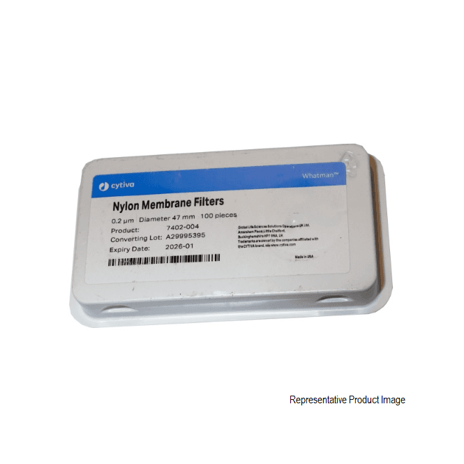 Cytiva Whatman 7402-002 Nylon 0.2um pore size 25mm diameter nylon hydrophilic membrane filter circle disc