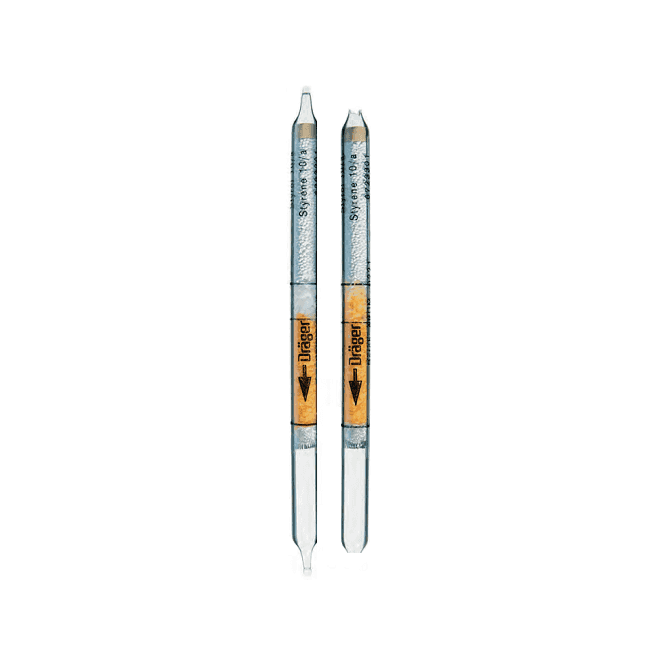 Dräger 6723301 Styrene 10/a short term measurement gas detector tube 10 - 200 ppm C₆H₅CH=CH₂