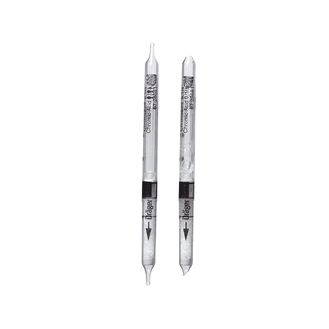 Dräger 6728681 Chromic Acid 0.1/a short term measurement gas detector tube 0.1 - 0.5 mg/m³ H₂CrO₄