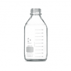 Schott Duran Original round GL45 clear borosilicate glass laboratory bottle without screw cap or pouring ring 20000ml capacity