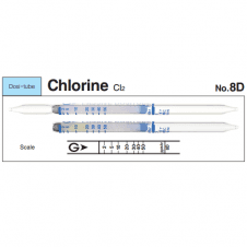 No. 8D Chlorine Dosi-tube long term measurement gas detector tube 0.08 - 100 ppm Cl2