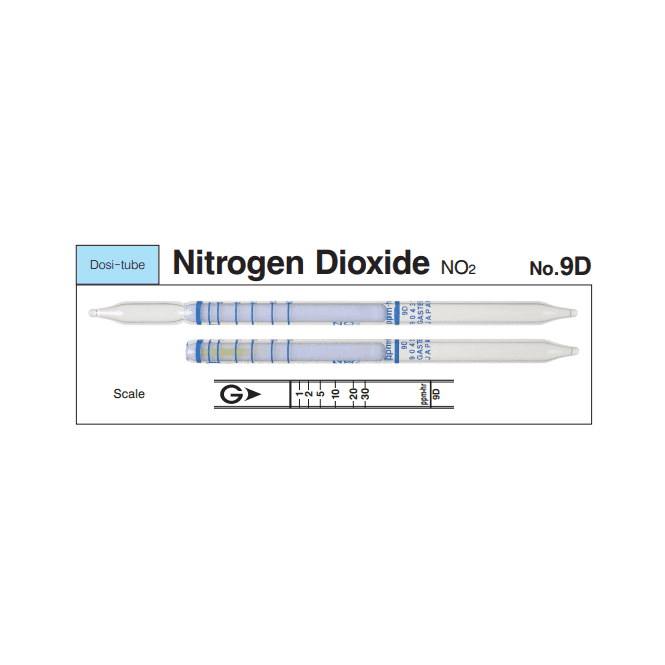 Gastec No. 9D Nitrogen Dioxide Dosi-tube long term measurement gas detector tube 0.1 - 30 ppm NO2