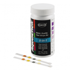 Aquachek 5-in-1 multiparameter water quality test strip