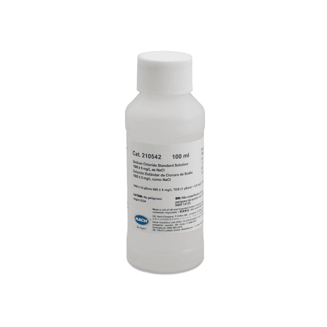 Hach Conductivity Standard Solution 1990 µS/cm NaCl 100ml