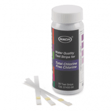 Free and total chlorine test strips 0 - 10 mg/L