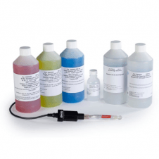 Intellical PHC735 Laboratory dirty media RedRod refillable glass pH electrode with 1m cable supplied complete with calibration and maintenance reagents pack