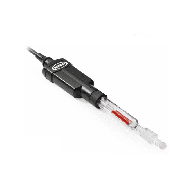 Hach Intellical PHC745 Laboratory clogging media RedRod refillable glass pH electrode with 1m cable