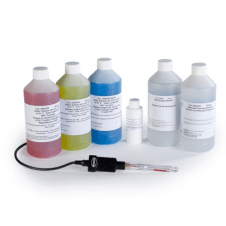 Intellical PHC805 Laboratory general purpose RedRod refillable glass pH electrode with 1m cable supplied complete with calibration and maintenance reagents pack