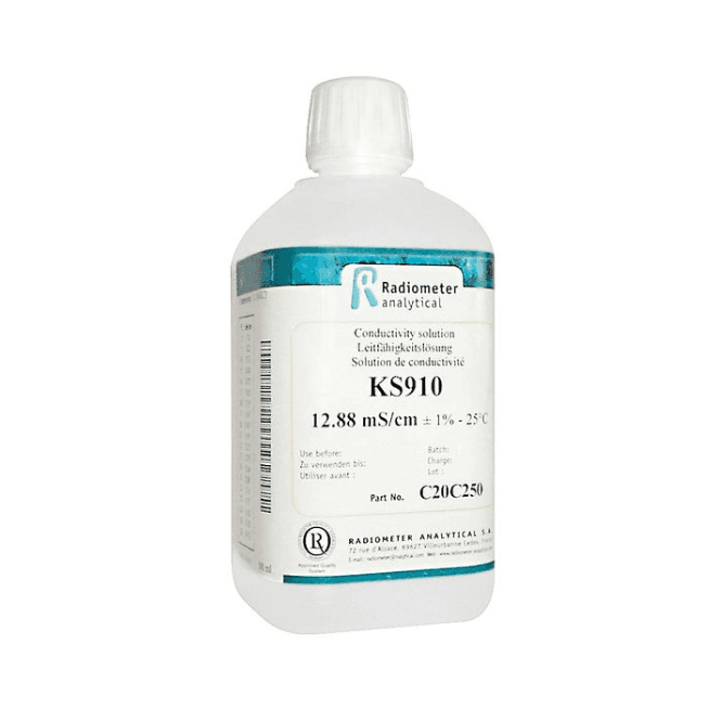 Hach KS910 Conductivity Standard Solution 12.88 mS/cm KCl 500 ml