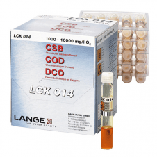 Lange LCK014 COD chemical oxygen demand cuvette test 1000 - 10000 mg/L O2
