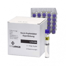 Lange LCK229 Acidic copper plating baths cuvette test 2 - 100 g/L Cu