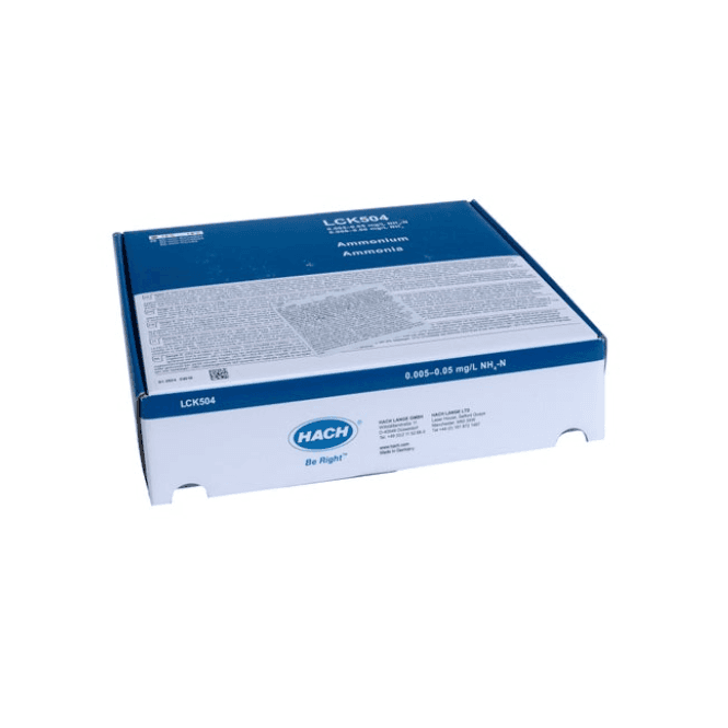 Hach Lange LCK504 Ammonium cuvette test 0.005 - 0.05 mg/L NH4-N