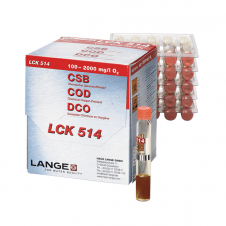Lange LCK514 COD chemical oxygen demand cuvette test 100 - 2000 mg/L O2