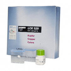 Lange LCK529 Copper trace cuvette test 0.01 - 1 mg/L Cu