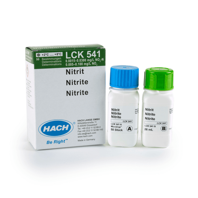 Hach Lange LCK541 Nitrite trace cuvette test 0.0015 - 0.03 mg/L NO2-N