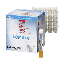Lange LCK614 COD chemical oxygen demand cuvette test 50 - 300 mg/L O2