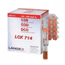 Lange LCK714 COD chemical oxygen demand cuvette test 100 - 600 mg/L O2