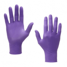 Kimtech purple nitrile powder free disposable examination glove large (Size 8.5)