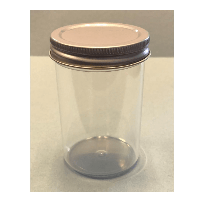 Scientific Laboratory Supplies SLS Select Container 100ml Polystyrene PS Aseptic With Metal Lid Without Label