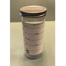 SLS Select Container 150ml Polystyrene PS Aseptic With Metal Lid & Printed Label
