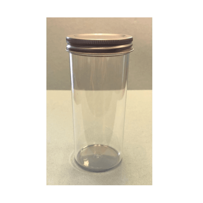 Scientific Laboratory Supplies SLS Select Container 150ml Polystyrene PS Aseptic With Metal Lid Without Label