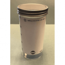 SLS Select Container 250ml Polystyrene PS Aseptic With Metal Lid & Plain Label