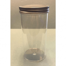 SLS Select Container 250ml Polystyrene PS Aseptic With Metal Lid Without Label
