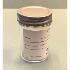 SLS Select Container 60ml Polystyrene PS Aseptic With Metal Lid & Printed Label