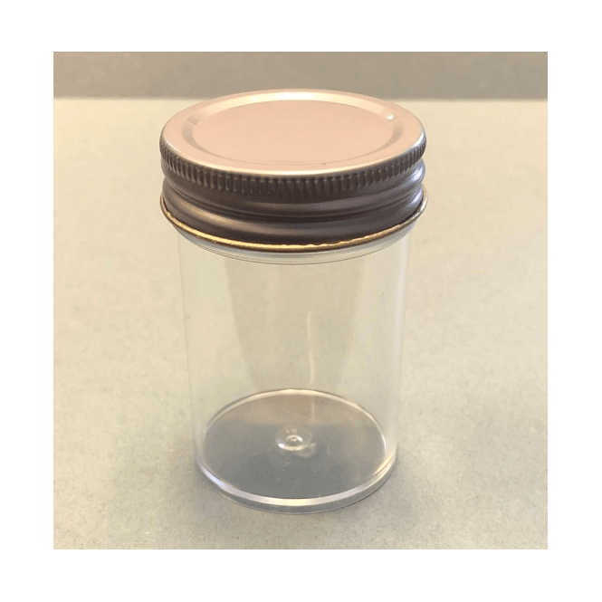 Scientific Laboratory Supplies SLS Select Container 60ml Polystyrene PS Aseptic With Metal Lid Without Label