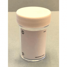 SLS Select Container 60ml Polystyrene PS Aseptic With Plastic Lid & Plain Label