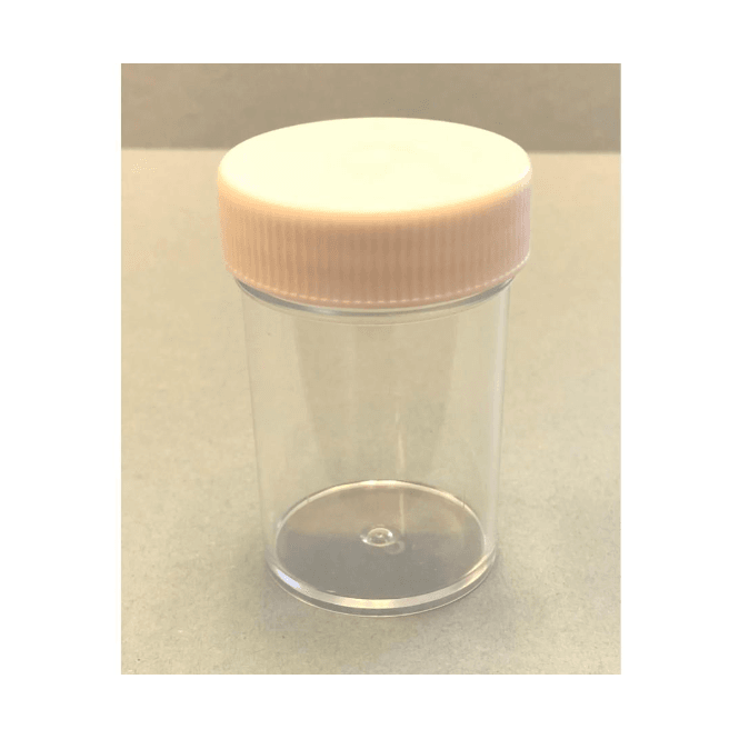 Scientific Laboratory Supplies SLS Select Container 60ml Polystyrene PS Aseptic With Plastic Lid Without Label