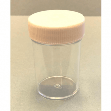 SLS Select Container 60ml Polystyrene PS Aseptic With Plastic Lid Without Label