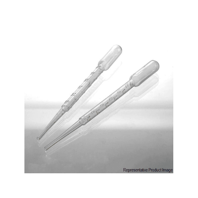 Scientific Laboratory Supplies SLS Select Pasteur Transfer Pipette 3ml Graduated Polyethylene PE Non Sterile Bulk Wrap