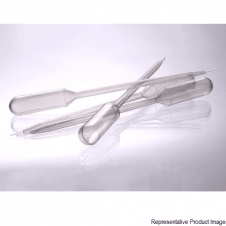 SLS Select Pasteur Transfer Pipette Fine Tip 3.3ml Non Graduated Polyethylene PE Sterile Individual Wrap