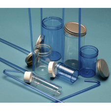 SLS Select Sampling Dipper Dippa 30ml Blue Polystyrene PS Sterile Individually Wrapped With Lid & Snap Off Long Stem Handle