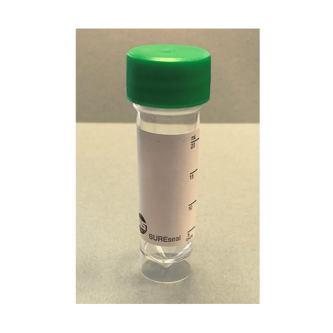 Scientific Laboratory Supplies SLS Select Universal Container Bottle 30ml Polystyrene PS Aseptic With Plain Label