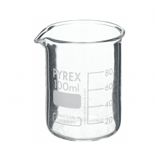 Pyrex low form Griffin clear borosilicate glass beaker with spout 5000ml capacity
