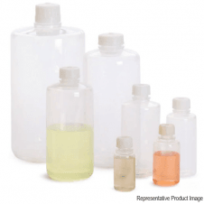 Nalgene 1600-0002 60ml natural Teflon FEP (polytetrafluoroethylene PTFE) narrow mouth neck round general purpose laboratory bottle with Tefzel ETFE screw cap closure