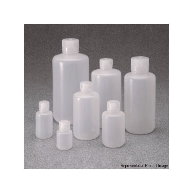 Thermo Scientific Nalgene 2003-9025 8ml natural low density polyethylene (LDPE) narrow mouth neck round general purpose laboratory bottle with polypropylene (PP) screw cap closure